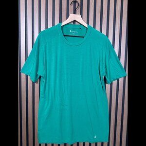 Cotopaxi Shirt Medium Mens Green Athletic Short Sleeve Jersey Fabric Stretch